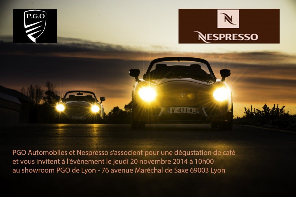 plaquette invitation Nespresso pgo
